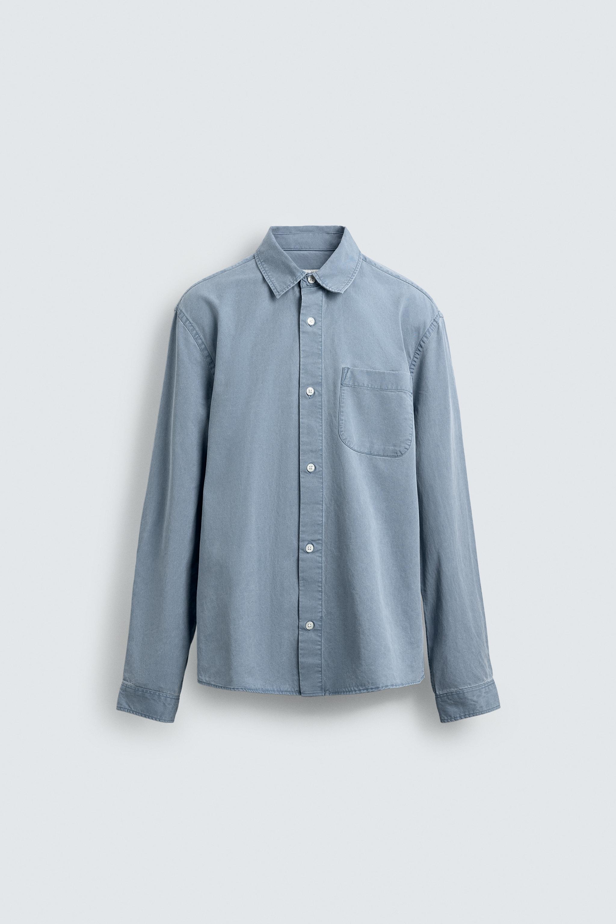 WASHED FLOWY SHIRT